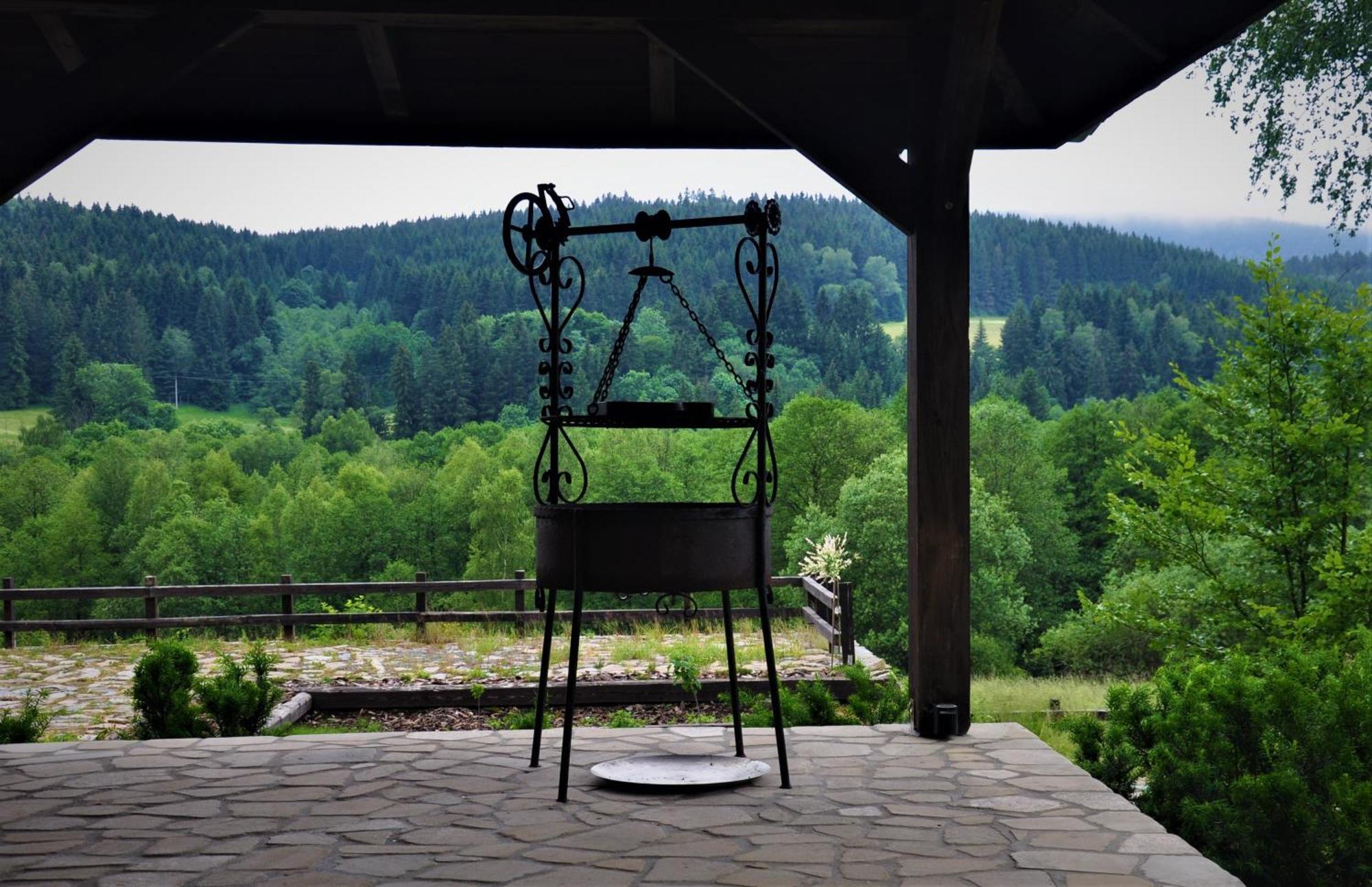 Chata Nad Dzika Orlica Z Jacuzzi Poniatow Exterior photo